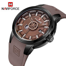 Load image into Gallery viewer, NAVIFORCE Top Luxury Brand Watches Men Fashion Quartz Watch Sports Date Rubber Waterproof Male Wristwatch Relogio Masculino