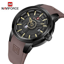 Load image into Gallery viewer, NAVIFORCE Top Luxury Brand Watches Men Fashion Quartz Watch Sports Date Rubber Waterproof Male Wristwatch Relogio Masculino