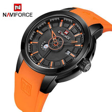 Load image into Gallery viewer, NAVIFORCE Top Luxury Brand Watches Men Fashion Quartz Watch Sports Date Rubber Waterproof Male Wristwatch Relogio Masculino