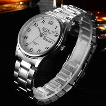 Load image into Gallery viewer, Top Luxury Brand Men's Watch Date Day Stainless Steel Relojes Luminous Hour Dress Men Casual Quartz Watch 2017 Sport Wristwatch