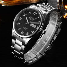 Load image into Gallery viewer, Top Luxury Brand Men's Watch Date Day Stainless Steel Relojes Luminous Hour Dress Men Casual Quartz Watch 2017 Sport Wristwatch