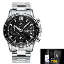 Load image into Gallery viewer, 2018 Watch Men LIGE Mens Watches Top Brand Luxury Full Steel Business Quartz Casual Waterproof Sport Watch Relogio Masculino