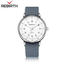 Load image into Gallery viewer, REBIRTH Men Watches Fashion Casual Mens Watches Top Brand Luxury Quartz Nylon Strap Clock Sport Male Clocks Man Wristwatches New