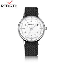 Load image into Gallery viewer, REBIRTH Men Watches Fashion Casual Mens Watches Top Brand Luxury Quartz Nylon Strap Clock Sport Male Clocks Man Wristwatches New