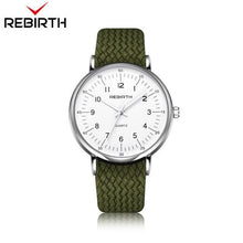 Load image into Gallery viewer, REBIRTH Men Watches Fashion Casual Mens Watches Top Brand Luxury Quartz Nylon Strap Clock Sport Male Clocks Man Wristwatches New