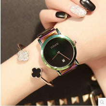 Load image into Gallery viewer, HK Brand Ladies Quartz Watches Water Resistant Women Fashion Clocks Ultra-Thin Rose Gold Stainless Steel Calendar Dress Watches