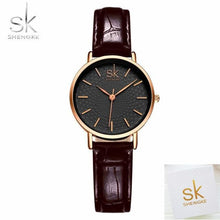 Load image into Gallery viewer, SK Women Watch Sliver Mesh Stainless Steel Watches Women Top Brand Luxury Casual Clock Ladies Wrist Watch Lady Relogio Feminino
