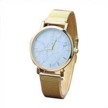 Load image into Gallery viewer, Women Watches 2018 New Brand Luxury Fashion Ladies Quartz Watch Clock Rose Gold Dress Casual Wristwatch Women Marble Surface
