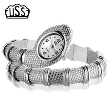Load image into Gallery viewer, 2018 New CUSSI style Snake Shaped watch Fashion Watch bracelet watch unique Design Women dress watches Girl relogio feminino