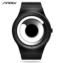 Load image into Gallery viewer, Unique Vortex Concept Watch Men High quality 316L Stainless Steel Milan Band Modern Trend Sport Black Wrist Watches For Male Hot