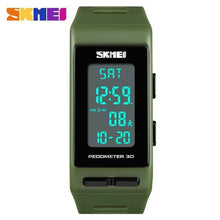 Load image into Gallery viewer, SKMEI Brand Mens Sports Watches Top Brand Luxury Pedometer Calorie Digital Watch Waterproof LED Electronic Wrist Watch Clock Men