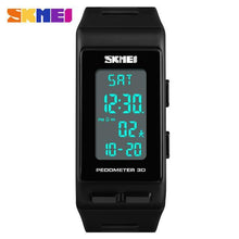 Load image into Gallery viewer, SKMEI Brand Mens Sports Watches Top Brand Luxury Pedometer Calorie Digital Watch Waterproof LED Electronic Wrist Watch Clock Men