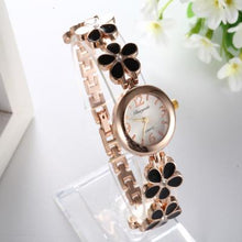 Load image into Gallery viewer, Luxury Crystal Flower Women's Watch Women Watches Bracelet Ladies Watch Women's Watches Clock reloj mujer relogio feminino saat