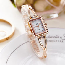 Load image into Gallery viewer, 2018 New JW Luxury Brand Quartz Women Watches Diamond Bracelet Ladies Dress Gold Wristwatch Hours Female clock relogio feminino
