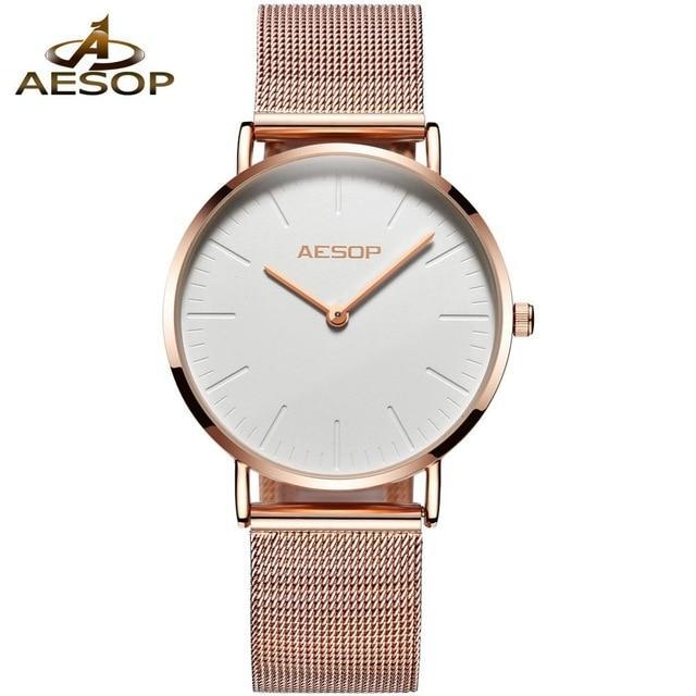 Women Watches Rose Gold Luxury Ladies Watch Ultra thin Wrist Watch Quartz Clock Woman Watch 2018 Milanese Steel relogio feminino