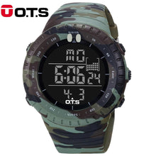 Load image into Gallery viewer, OTS 2018 New Digital Watch Men Sports Watches LED Military Army Camouflage Wrist Watch For Boy Waterproof Top Brand Man Watches