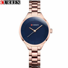 Load image into Gallery viewer, Curren 9015 Women Watches Luxury Rose Gold Full Steel Dress Jewelry Quartz Watch Ladies Fashion Elegant Clock Relogio Feminino