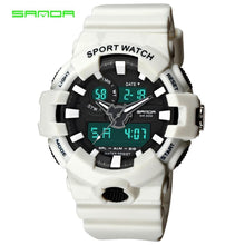 Load image into Gallery viewer, SANDA Brand New Luxury Watch Men LED Digital Waterproof Wristwatch Fashion G Casual Shock Military Sport Watches relojes hombre