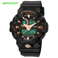 Load image into Gallery viewer, SANDA Brand New Luxury Watch Men LED Digital Waterproof Wristwatch Fashion G Casual Shock Military Sport Watches relojes hombre