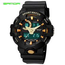 Load image into Gallery viewer, SANDA Brand New Luxury Watch Men LED Digital Waterproof Wristwatch Fashion G Casual Shock Military Sport Watches relojes hombre