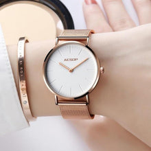 Load image into Gallery viewer, OLEVS Women Rose Gold Watches Female Watch Luxury Brand Stainless Steel Lady Wristwatch Ladies Quartz Clocks reloj mujer 2018