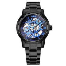 Load image into Gallery viewer, 2018 WINNER Mechanical Watches For Men Hand-wind Leather Watches Roman Number Skeleton Wristwatches Luminous Hands reloj hombre