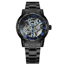 Load image into Gallery viewer, 2018 WINNER Mechanical Watches For Men Hand-wind Leather Watches Roman Number Skeleton Wristwatches Luminous Hands reloj hombre