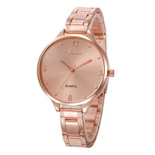 Load image into Gallery viewer, Fashion Watch Women Crystal Stainless Steel Analog Quartz Wristwatch Bangle Bracelet reloj mujer montre femme Relogio M0505