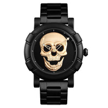 Load image into Gallery viewer, Skeleton Skull Watch Men Watches Luxury Brand Quartz Watch Sport Waterproof Stainless Steel Male Wristatch Reloj Militar Clock