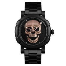 Load image into Gallery viewer, Skeleton Skull Watch Men Watches Luxury Brand Quartz Watch Sport Waterproof Stainless Steel Male Wristatch Reloj Militar Clock
