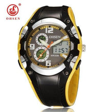 Load image into Gallery viewer, OHSEN Electronic Women Sport Watch Waterproof 30M Outdoor Analog Alarm Dual Display Wristwatches Quartz Digital Relogio Feminino