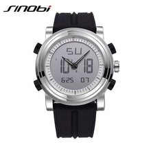 Load image into Gallery viewer, SINOBI Sport Watches for Men Silicone Strap Brand Digital-Watch 2018 noctilucous Waterproof Luxury Watch Men Relogios Masculinos