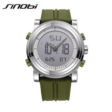 Load image into Gallery viewer, SINOBI Sport Watches for Men Silicone Strap Brand Digital-Watch 2018 noctilucous Waterproof Luxury Watch Men Relogios Masculinos