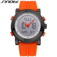Load image into Gallery viewer, SINOBI Sport Watches for Men Silicone Strap Brand Digital-Watch 2018 noctilucous Waterproof Luxury Watch Men Relogios Masculinos