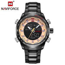 Load image into Gallery viewer, NAVIFORCE Quartz Wristwatch Mens Watches Top Brand Luxury Sport Military Watch Men Clock Stainless Waterproof relogio masculino