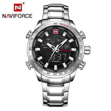 Load image into Gallery viewer, NAVIFORCE Quartz Wristwatch Mens Watches Top Brand Luxury Sport Military Watch Men Clock Stainless Waterproof relogio masculino