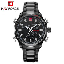 Load image into Gallery viewer, NAVIFORCE Quartz Wristwatch Mens Watches Top Brand Luxury Sport Military Watch Men Clock Stainless Waterproof relogio masculino