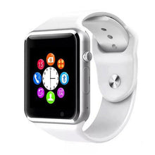 Load image into Gallery viewer, A1 Smart Watch Bluetooth WristWatch Sport Pedometer With SIM Camera Smartwatch For Android Smartphone Russia T15 PK DZ09 Q18 X6