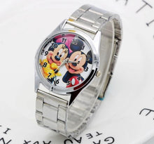 Load image into Gallery viewer, 1PCS Cartoon Minnie mickey watch girls Stainless steel watch   fashion table ladies watch men women