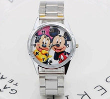 Load image into Gallery viewer, 1PCS Cartoon Minnie mickey watch girls Stainless steel watch   fashion table ladies watch men women