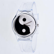 Load image into Gallery viewer, Transparent Clock Silicon Watch Women Sport Casual Quartz Wristwatches Novelty Crystal Ladies Watches Cartoon Reloj Mujer 2018
