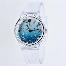 Load image into Gallery viewer, Transparent Clock Silicon Watch Women Sport Casual Quartz Wristwatches Novelty Crystal Ladies Watches Cartoon Reloj Mujer 2018
