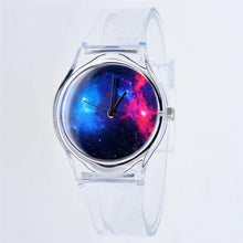 Load image into Gallery viewer, Transparent Clock Silicon Watch Women Sport Casual Quartz Wristwatches Novelty Crystal Ladies Watches Cartoon Reloj Mujer 2018