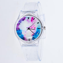 Load image into Gallery viewer, Transparent Clock Silicon Watch Women Sport Casual Quartz Wristwatches Novelty Crystal Ladies Watches Cartoon Reloj Mujer 2018
