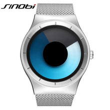 Load image into Gallery viewer, SINOBI Brand Creative Sports Quartz Watch Men Stainless Steel Strap Mens Watches 2018 Fashion Rotation Clock Relogio Masculino