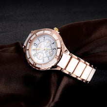 Load image into Gallery viewer, Rose Gold Wrist Watch Women&#39;s Watches Luxury Ladies Watch Women Watches Stainless Steel Clock zegarek damski relogio feminino