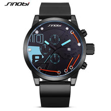 Load image into Gallery viewer, SINOBI Luxury Mens Watches Chronograph Sport Watch Men Watch Men's Watch Clock erkek kol saati reloj hombre relogio masculino
