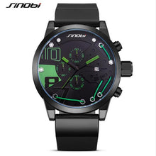 Load image into Gallery viewer, SINOBI Luxury Mens Watches Chronograph Sport Watch Men Watch Men's Watch Clock erkek kol saati reloj hombre relogio masculino