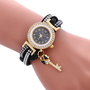 Women Causal Watches Ladies Bracelet Wrap Around Padlock Rhinestone Quartz Wrist Watch relogio feminino zegarek damski 2018 New