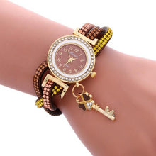 Load image into Gallery viewer, Women Causal Watches Ladies Bracelet Wrap Around Padlock Rhinestone Quartz Wrist Watch relogio feminino zegarek damski 2018 New